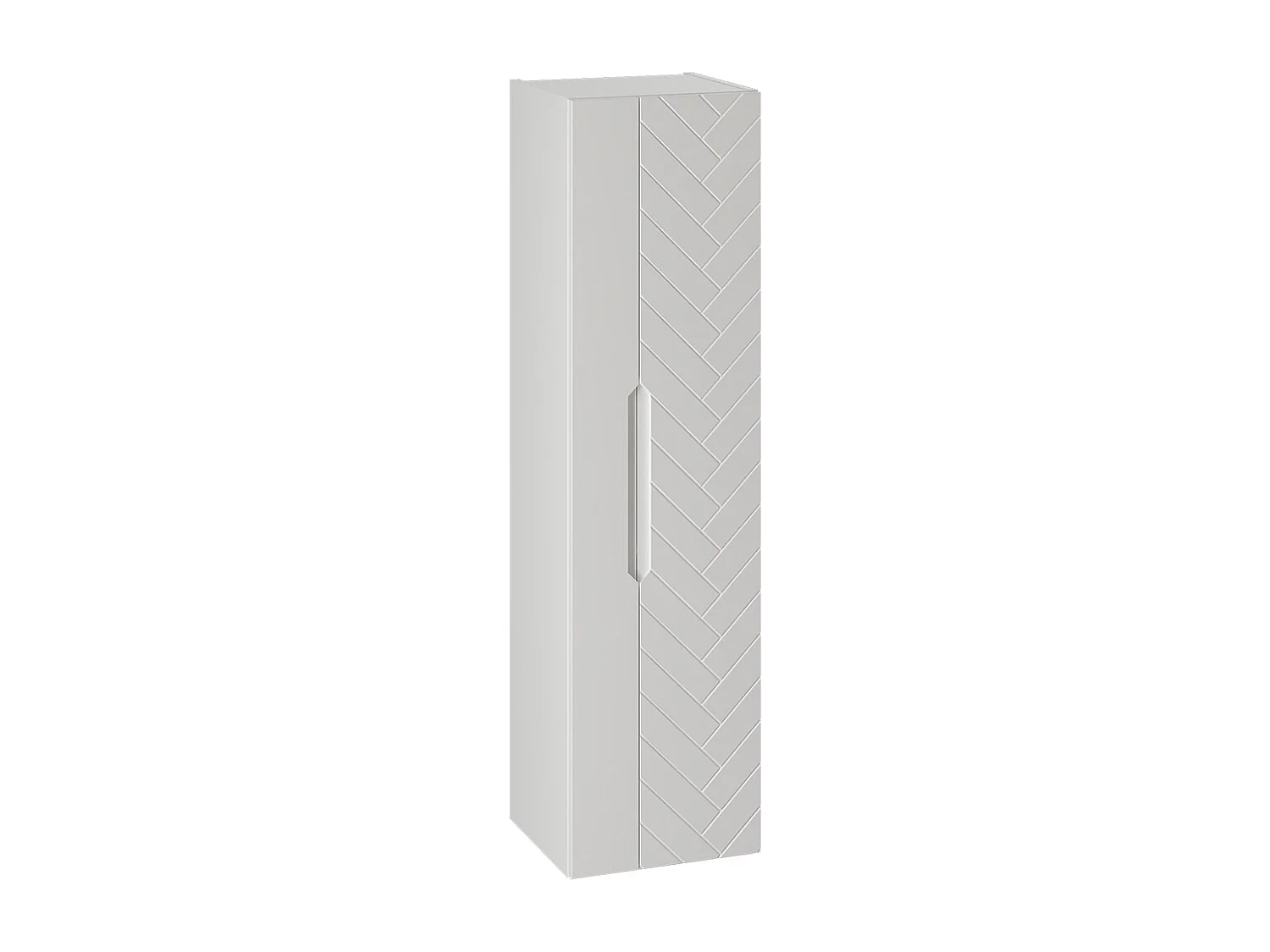 Ensemble meuble simple vasque 60cm 2 portes sur pieds et colonne Daria Blanc