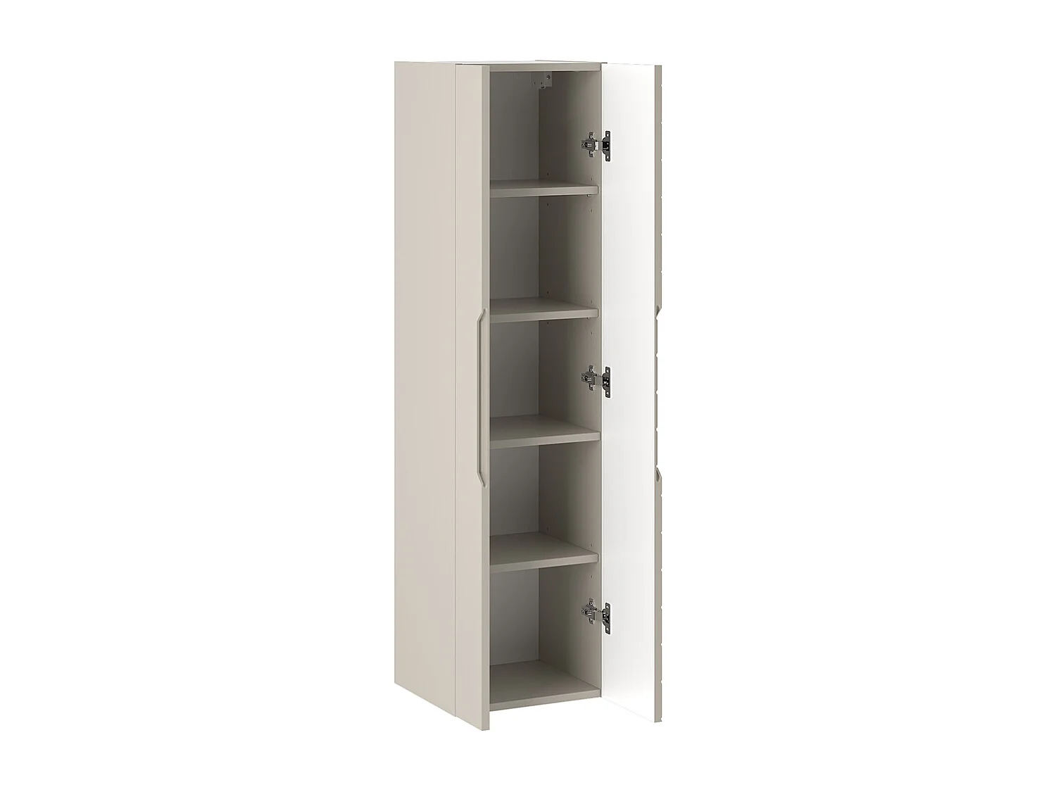 Ensemble meuble simple vasque 80cm 2 portes op voeten en colonne Daria Kasjmier