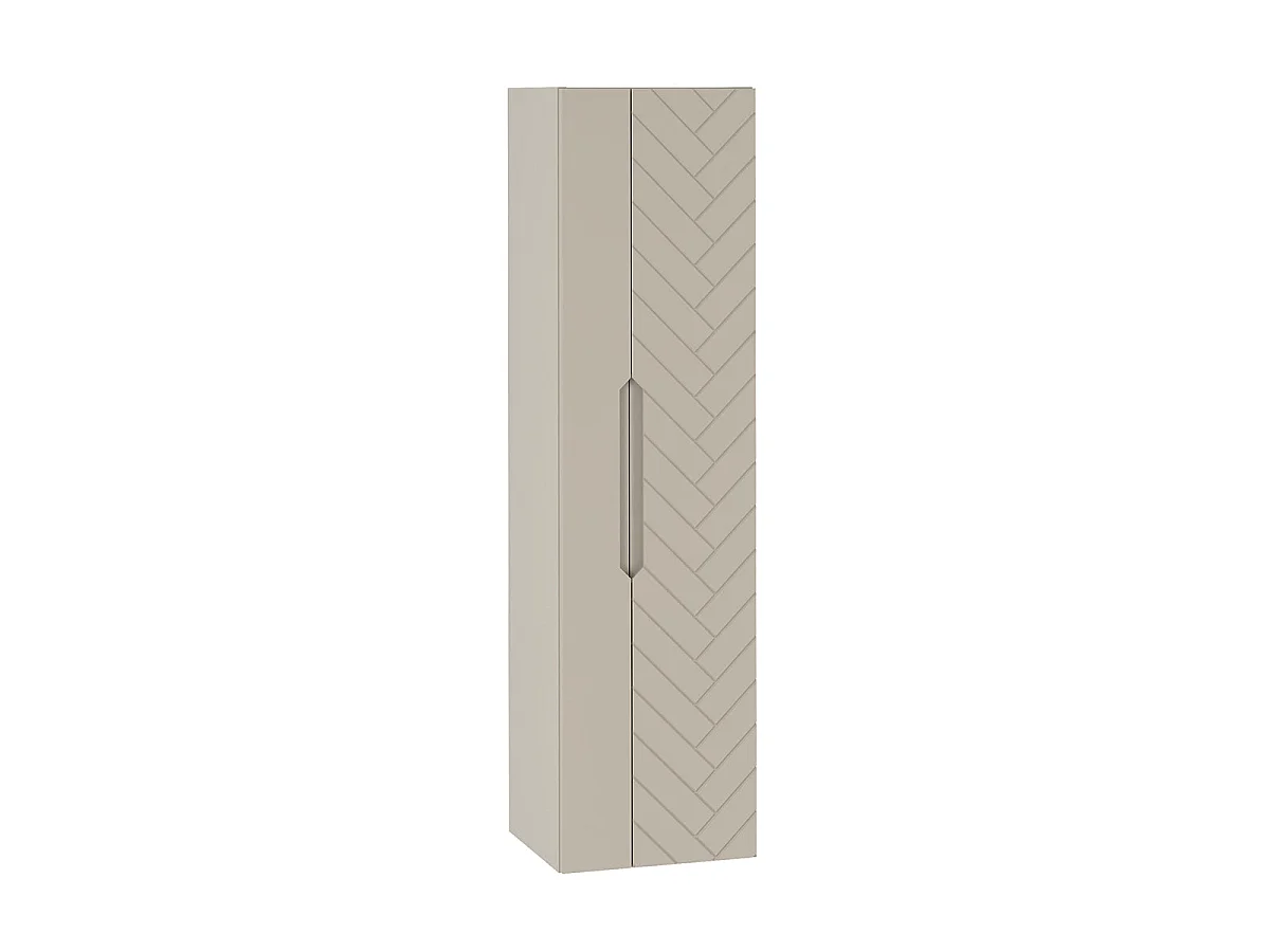 Ensemble meuble simple vasque 80cm 2 portes sur pieds et colonne Daria Cachemire