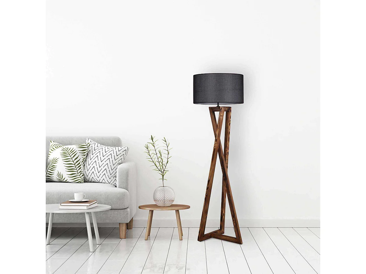 Lampadaire en bois Macka