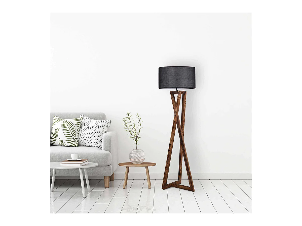Lampadaire en bois Macka