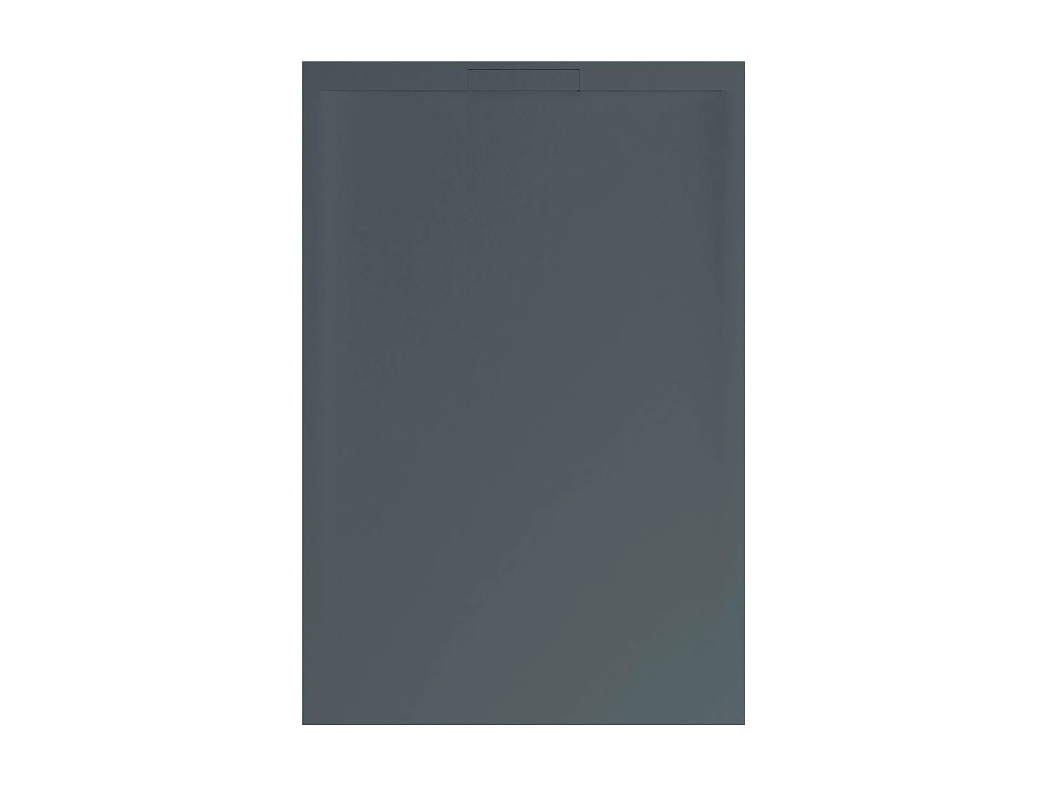Receveur de douche 140x90 extra-plat Anthracite en résine minérale antidérapant effet ardoise - Ragnar LAVABERG