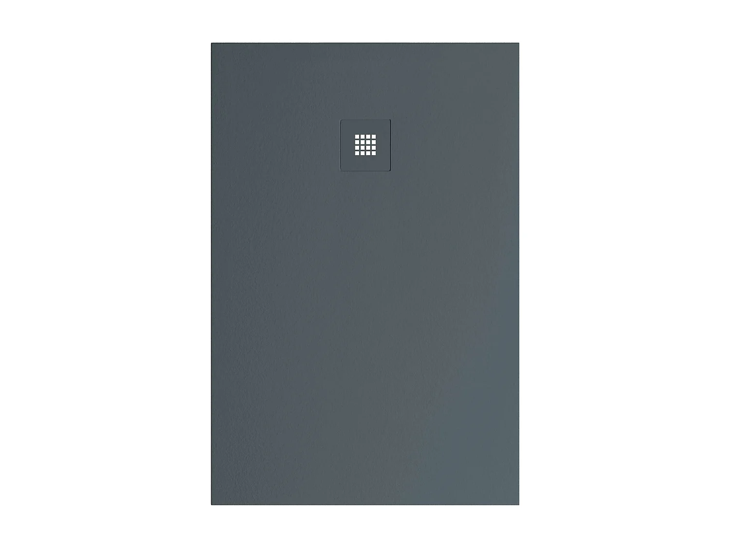 Receveur de douche 140x90 extra-plat Anthracite en résine minérale antidérapant effet ardoise - Thor LAVABERG