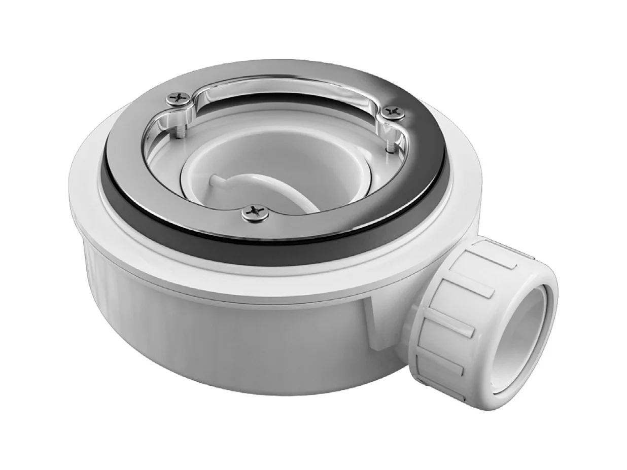 Receveur de Douche Extraplat 80x80cm Noir - Résine Minérale - Antidérapant - Effet Ardoise - Bonde Incluse - LAVABERG