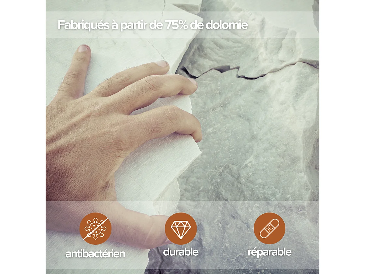 Receveur de Douche Extraplat 140x90cm Noir - Résine Minérale - Antidérapant - Effet Ardoise - Bonde Incluse - LAVABERG