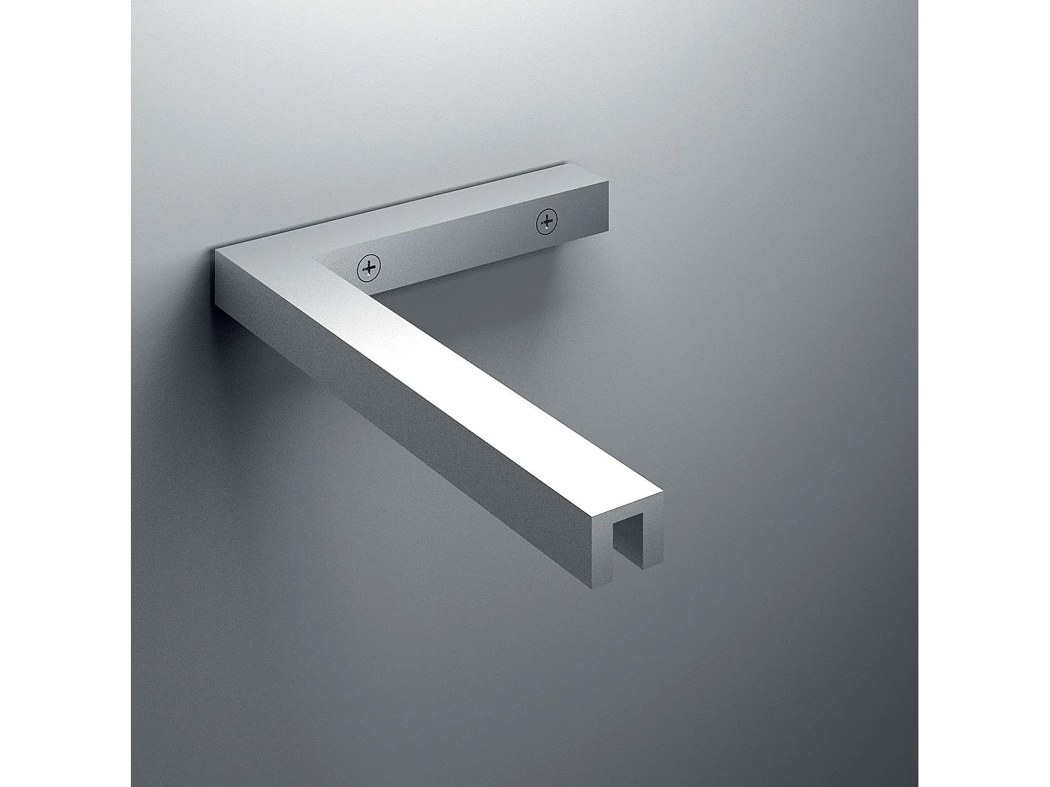 Pare douche fixe en verre sécurité transparent ép 8mm anti calcaire, L.100*H.195 cm, profilé chrome, SUPERBAN Mont Blanc E