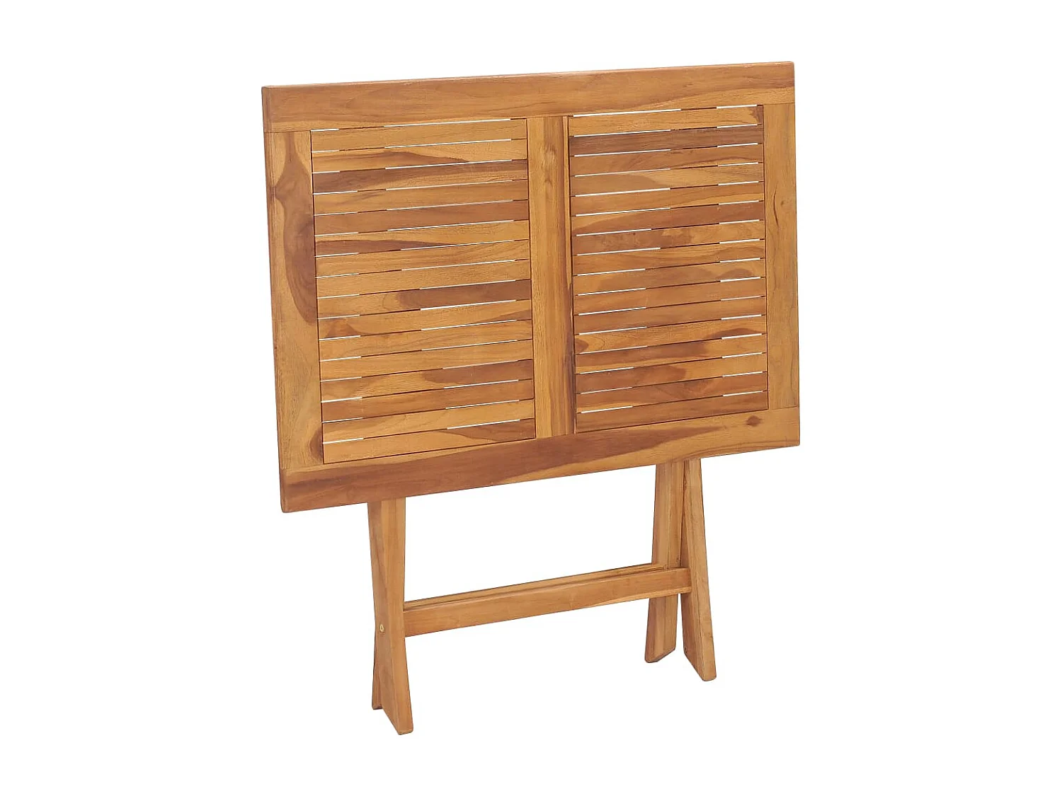 Table à dîner pliable de jardin 90x60x75 cm Bois de teck solide