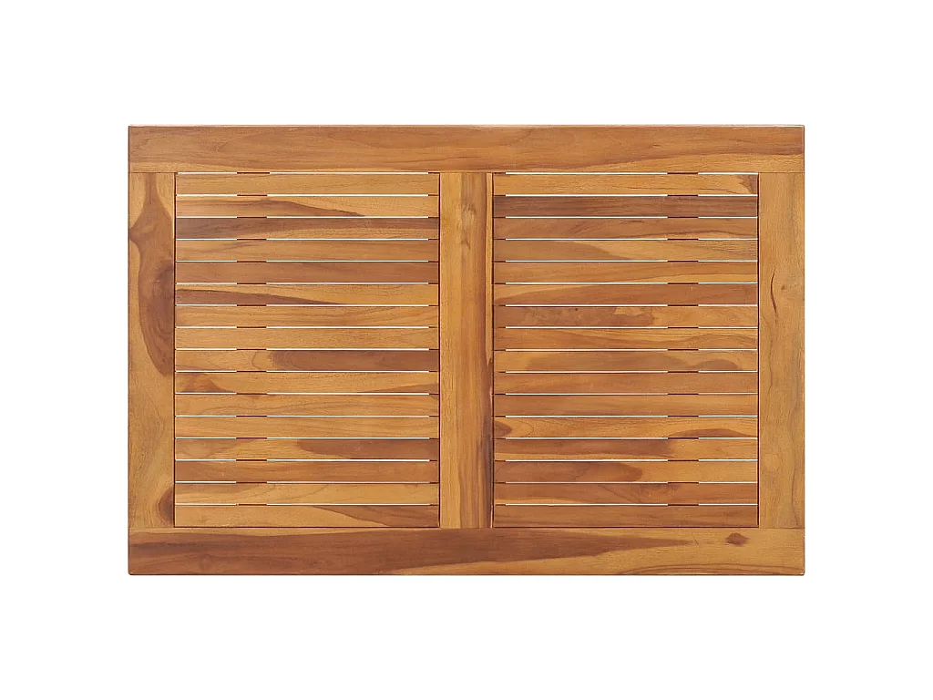 Table à dîner pliable de jardin 90x60x75 cm Bois de teck solide