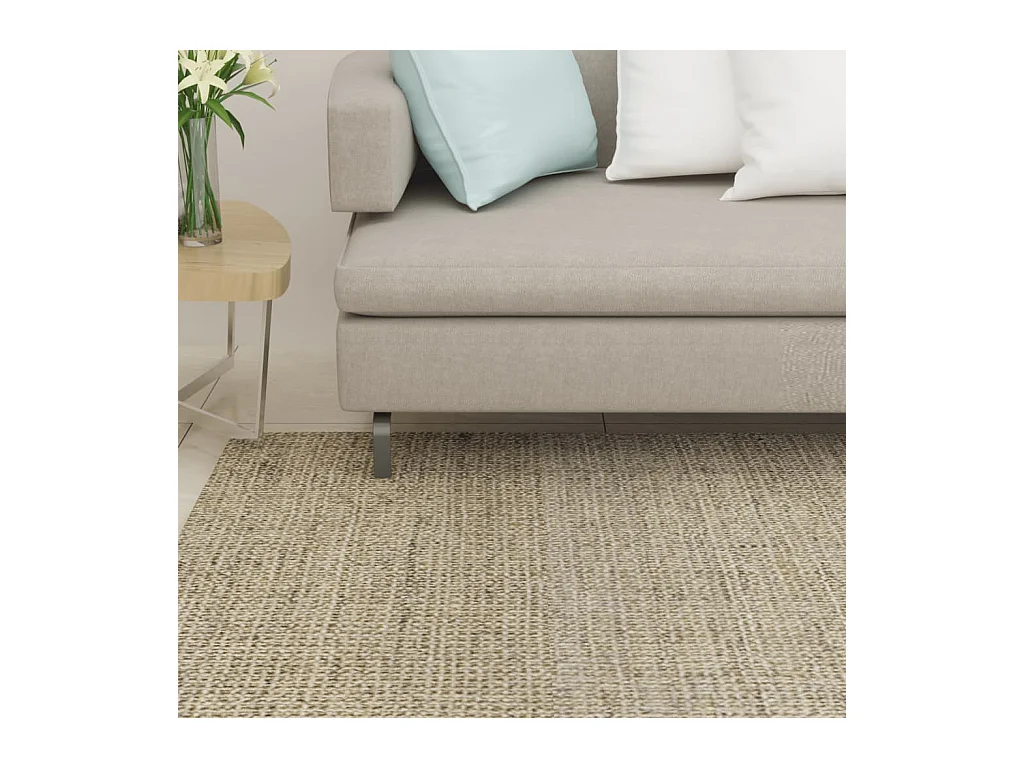 Tapis en sisal pour griffoir taupe 66x350 cm