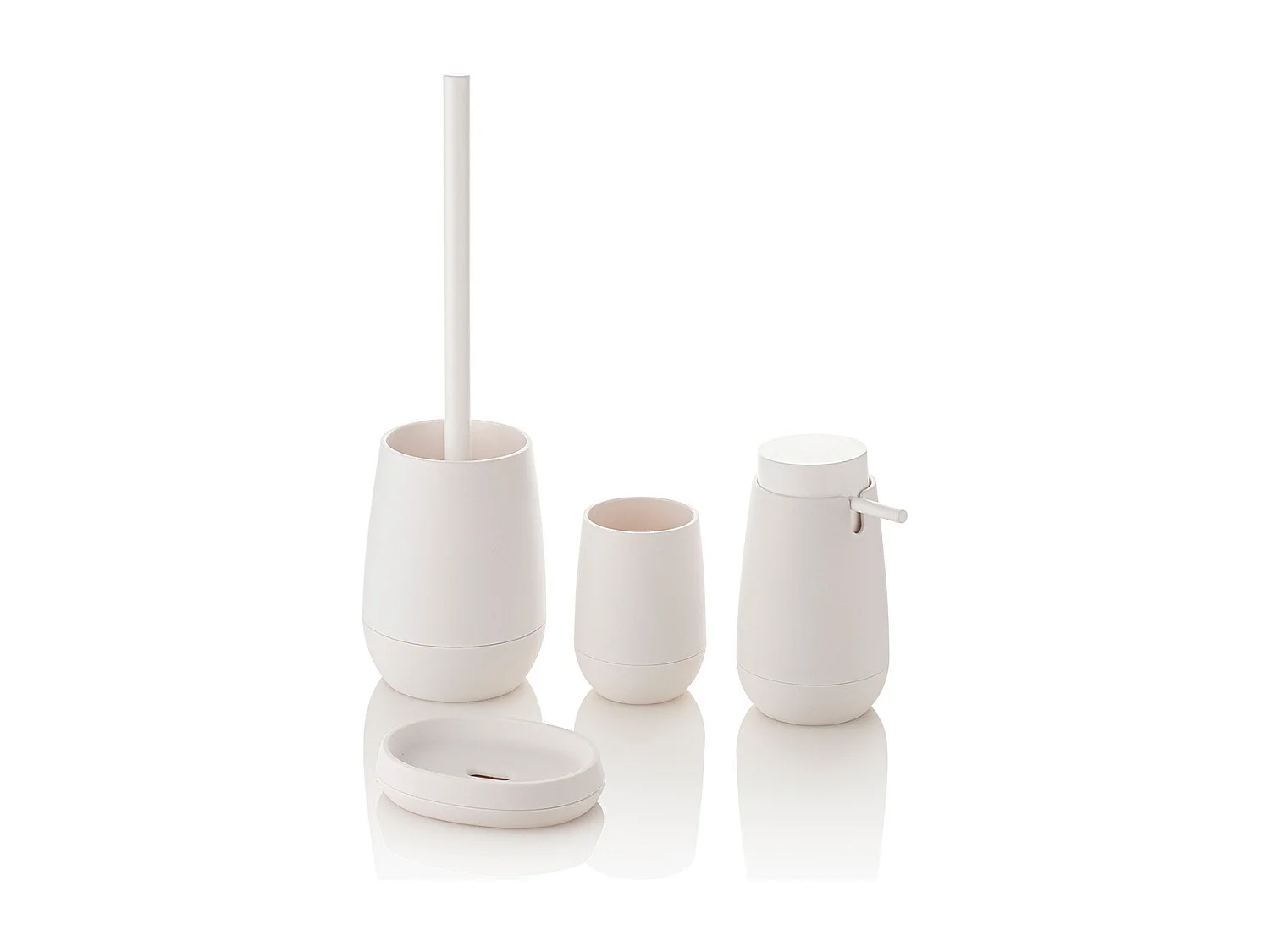 Set de 4 pièces TRENDY blanc