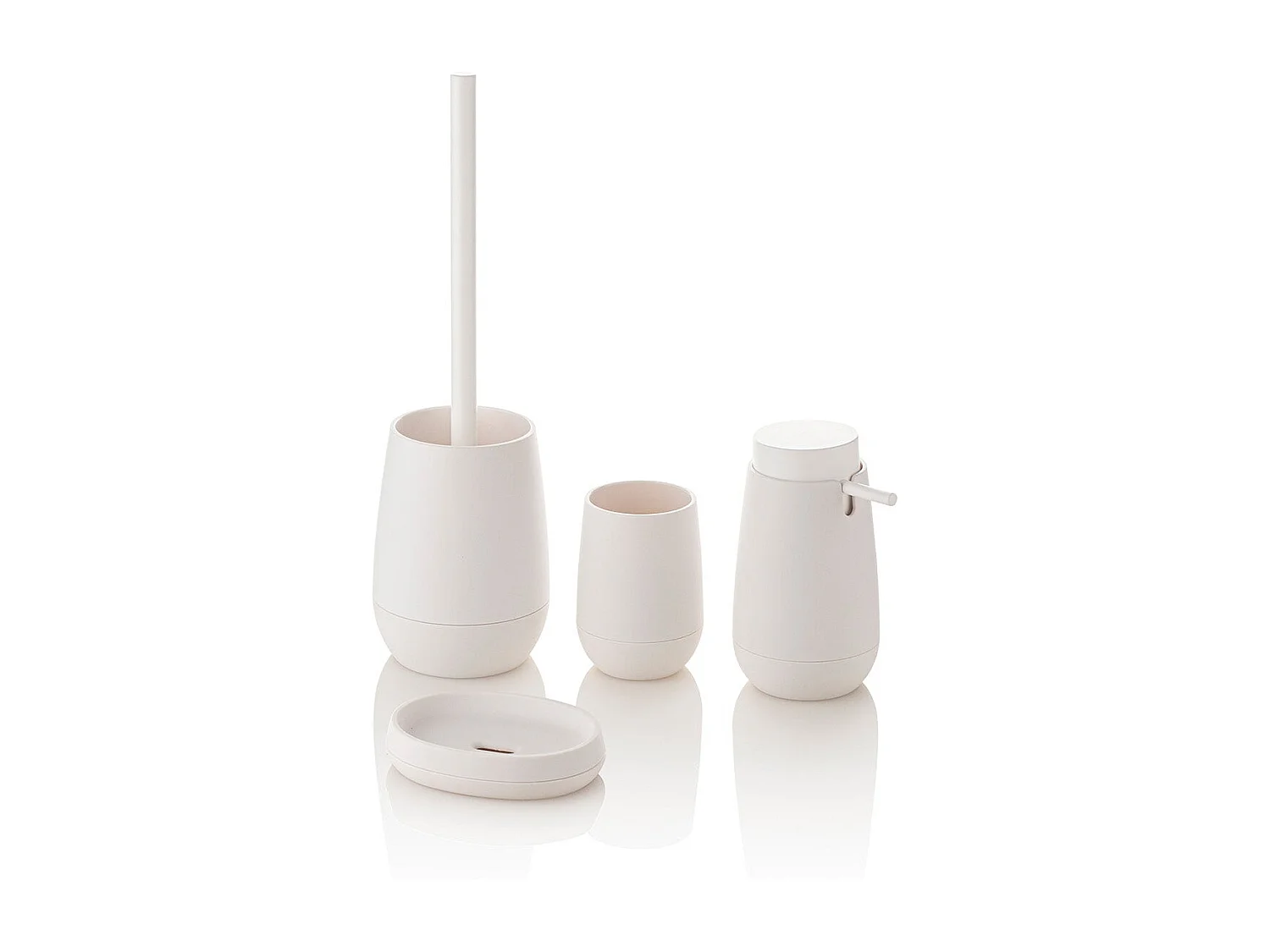 Set de 4 pièces TRENDY blanc