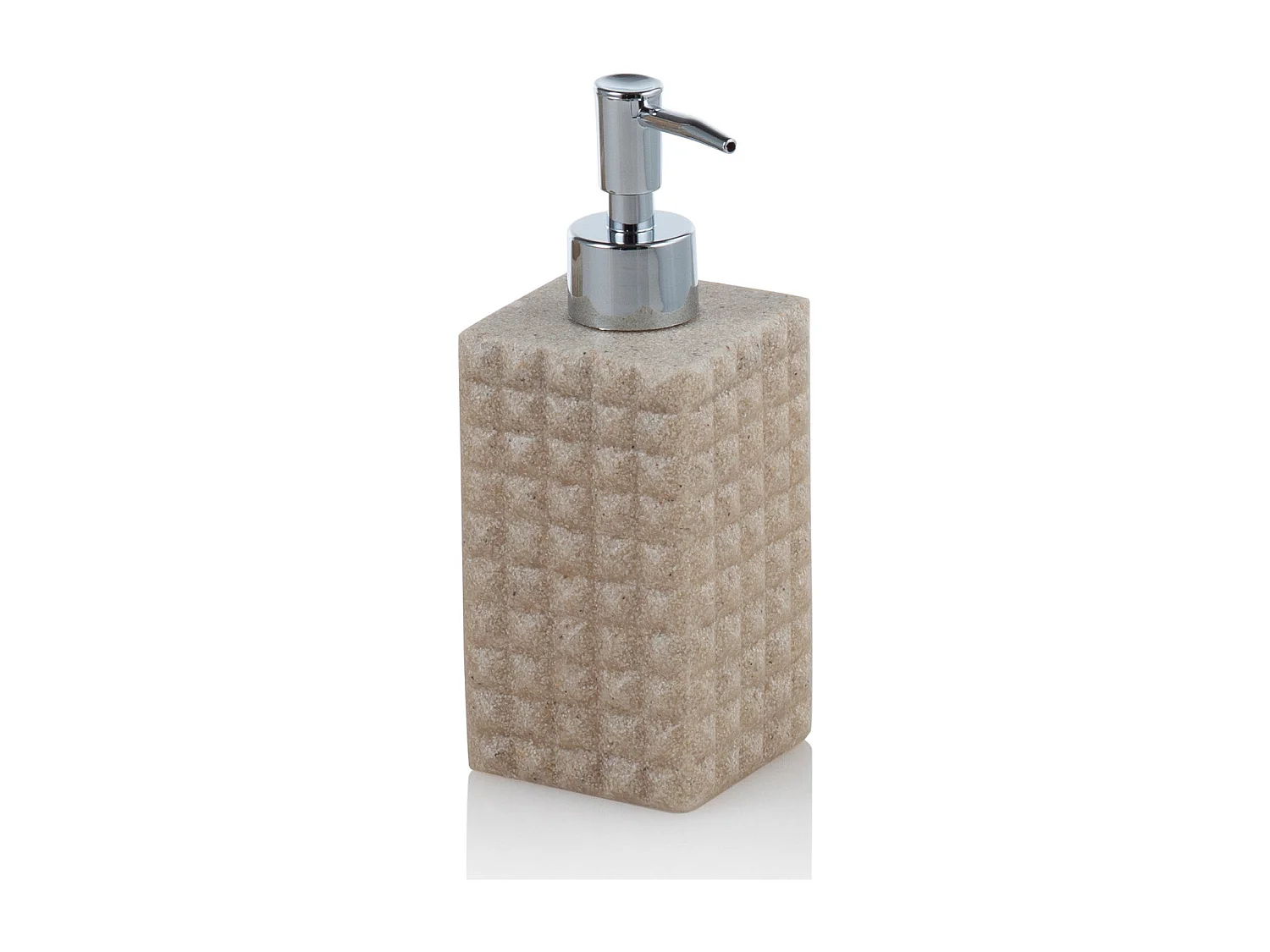 Set accessori da bagno design moderno in resina Dakar - Beige