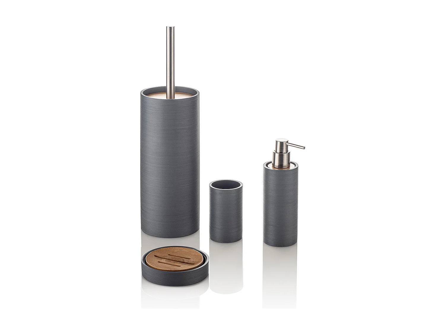 Set de 4 pièces GAETA gris