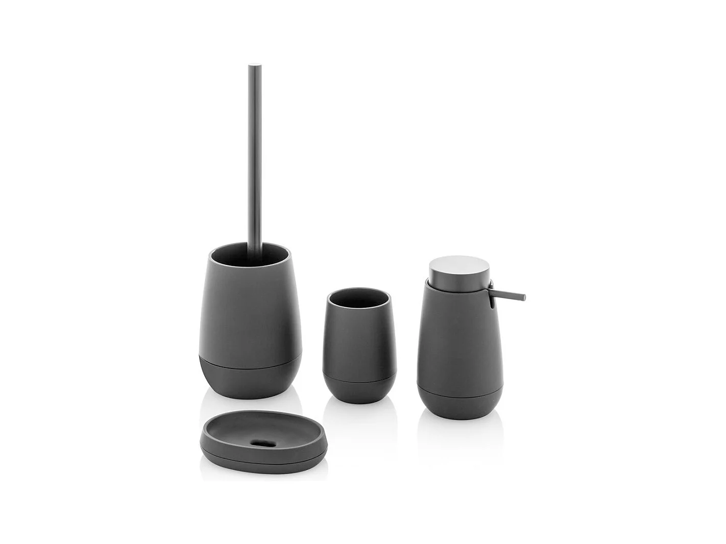 Conjunto de banho de 4 peças TRENDY preto