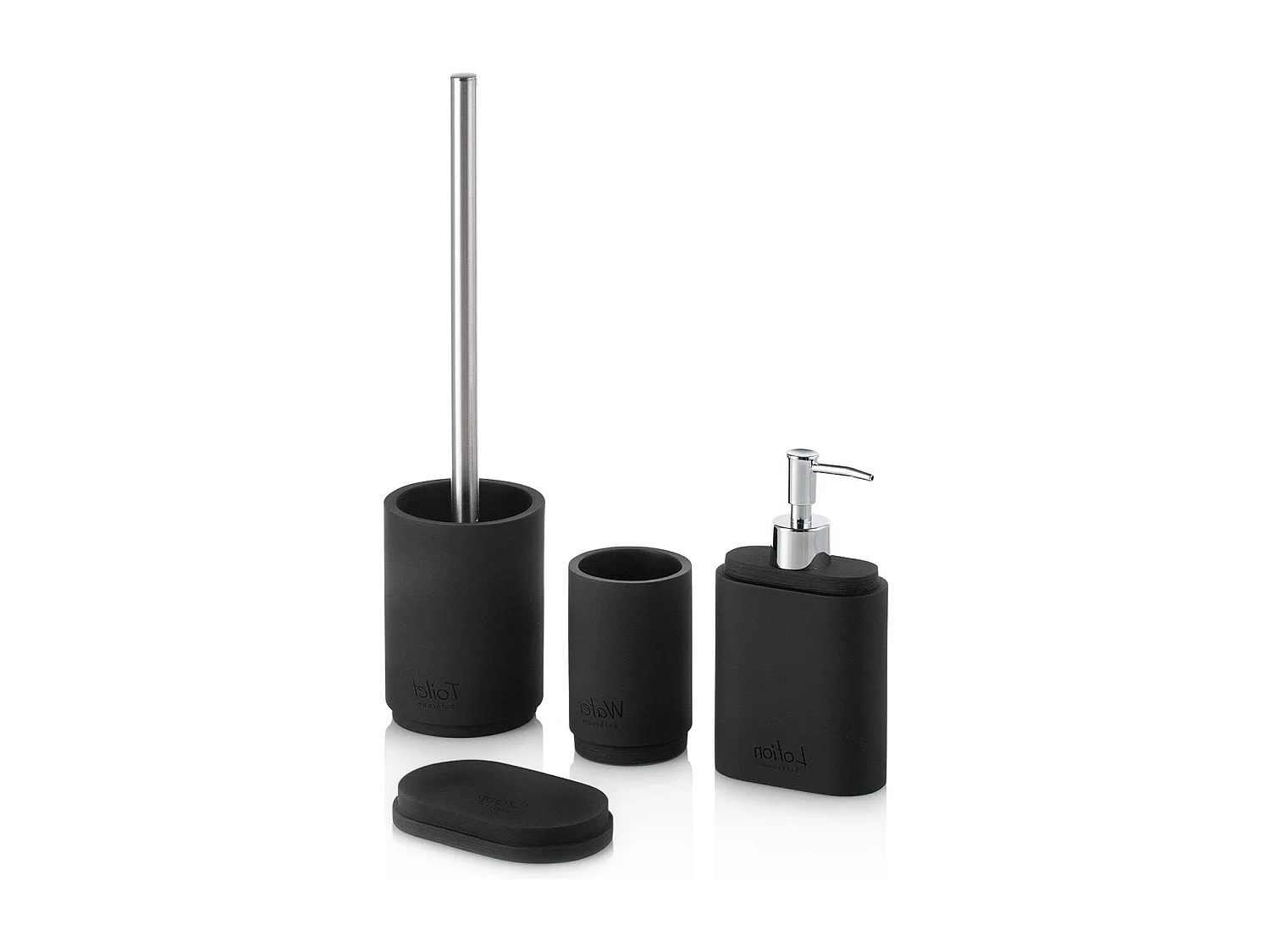 Set de 4 pièces ZIMA noir