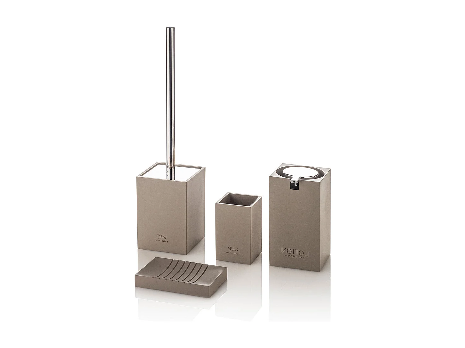 Set de 4 pièces DOHA taupe