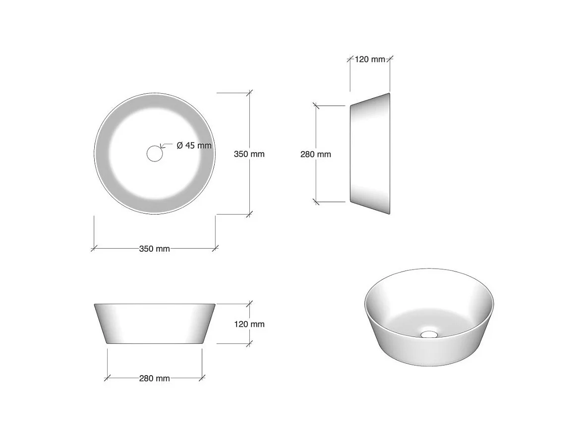 Ensemble de salle de bain double vasque 8 pièces ASTRA noyer