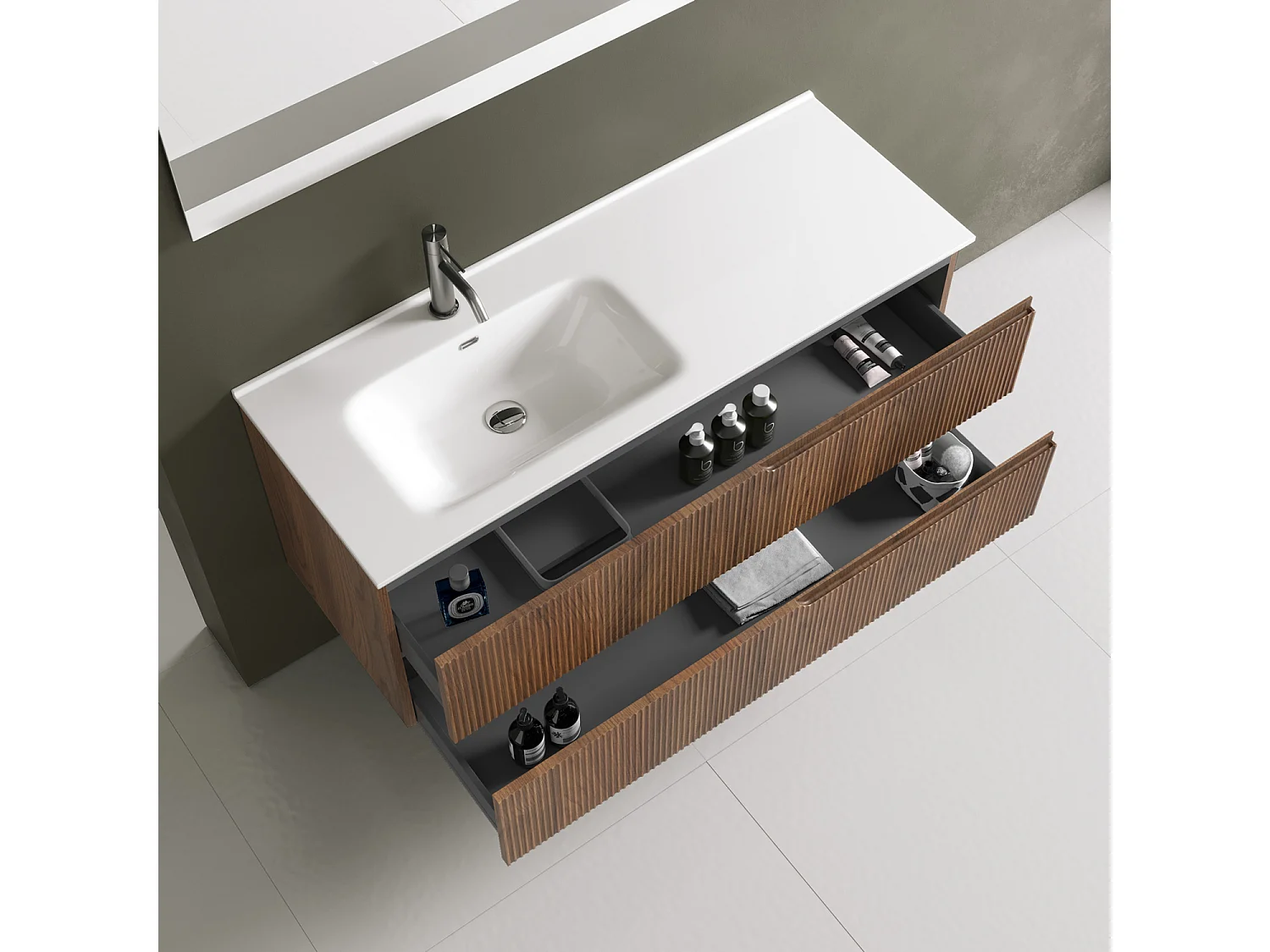 Ensemble salle de bain SX vasque 4 pièces VENERE chêne