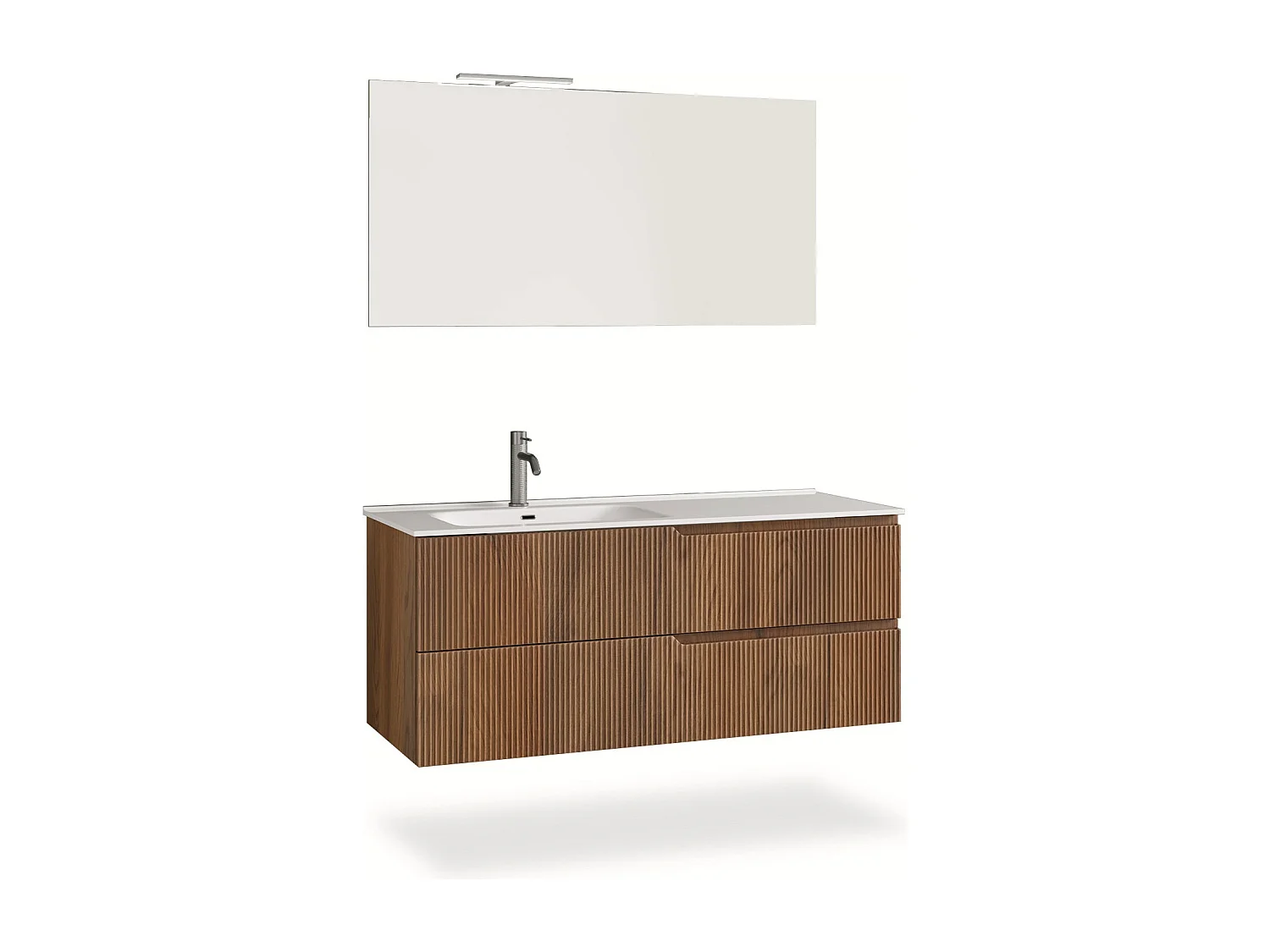 Ensemble salle de bain SX vasque 4 pièces VENERE chêne