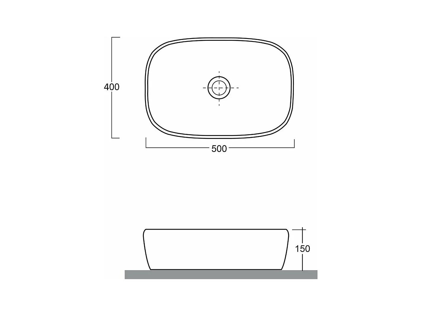 Ensemble salle de bain 4 pièces ASTRA blanc/blanc