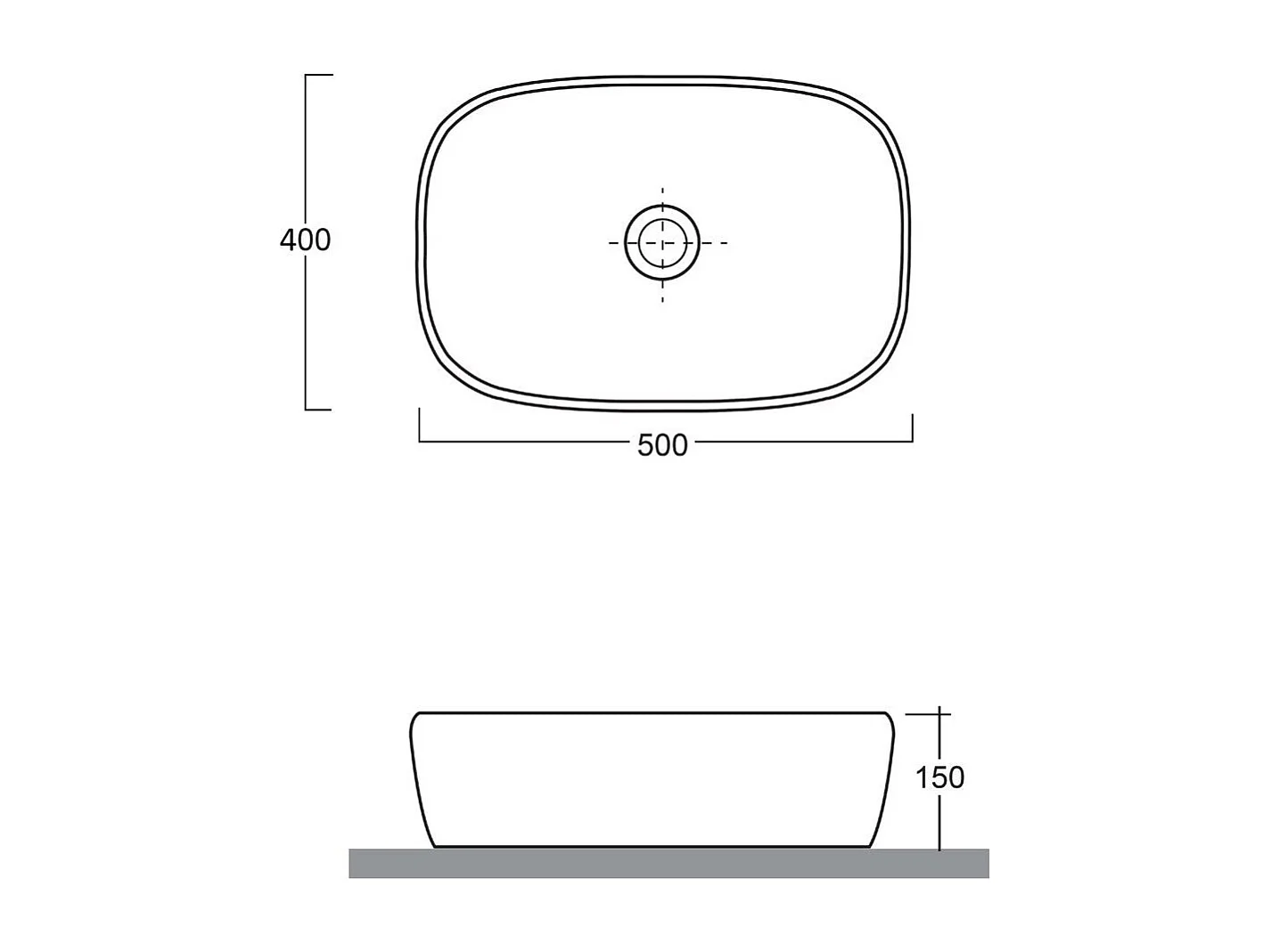 Ensemble salle de bain 4 pièces ASTRA blanc/blanc