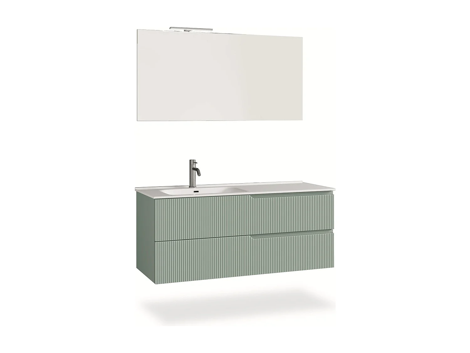 Ensemble salle de bain SX vasque 4 pièces VENERE vert sauge