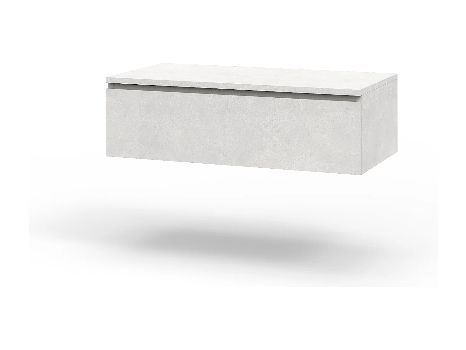 Ensemble de salle de bain 5 pièces ASTRA tabac clair/ pierre blanche