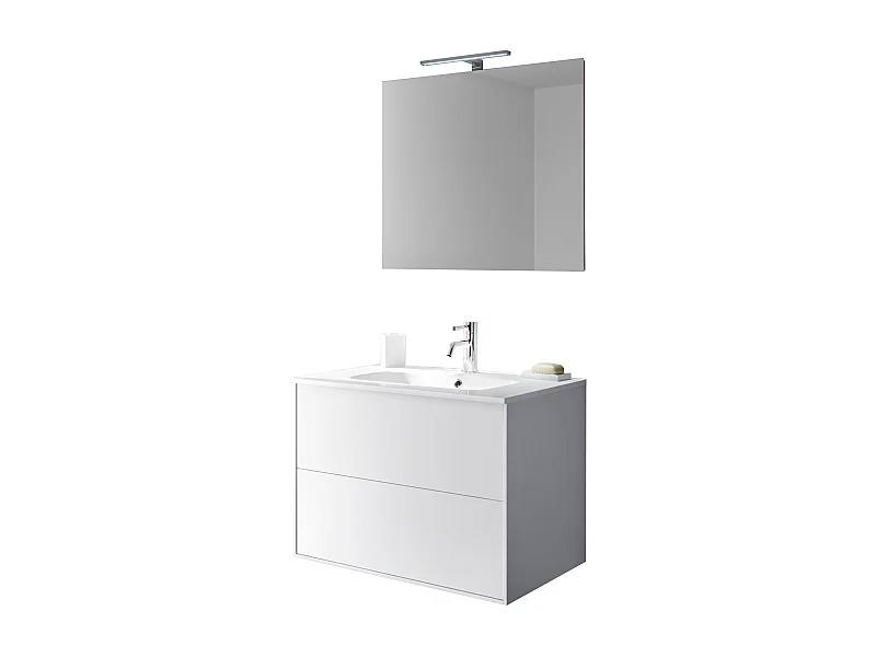 Zusammensetzung 4 Stücke Matte Weiße - IGEA