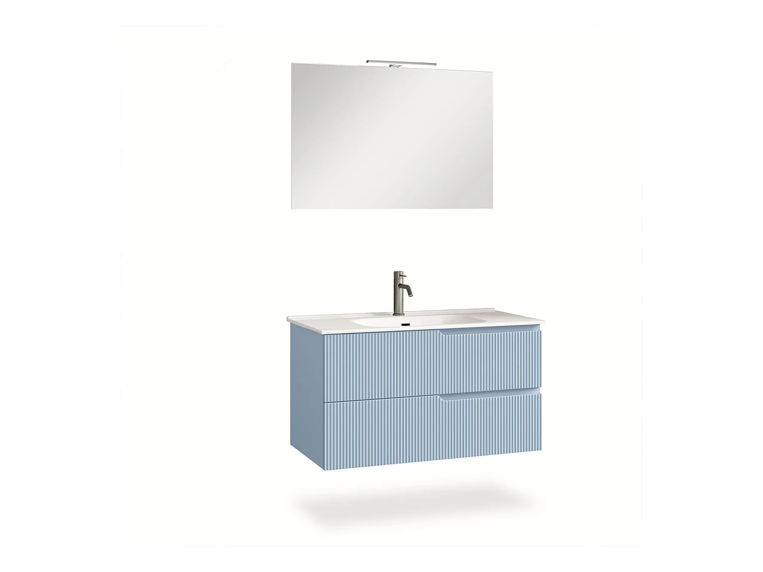 Komposition 4-teilig VENERE Tiffanyblau