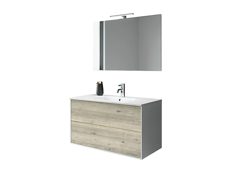 Ensemble de salle de bain 4 pièces IGEA pin arctique