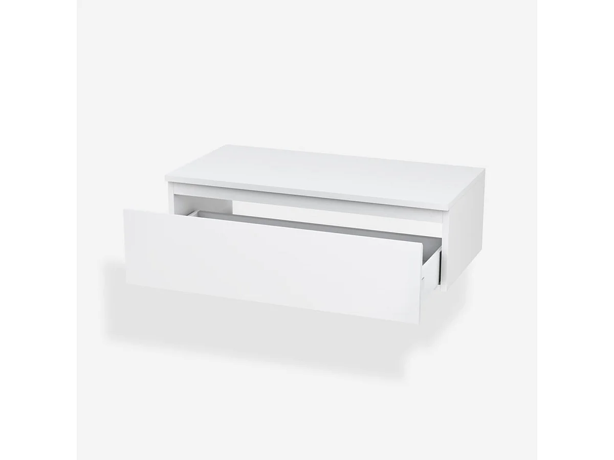 Ensemble de salle de bain 5 pièces ASTRA blanc mat