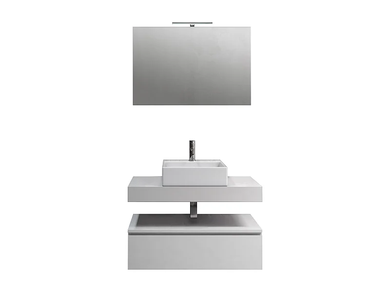 Zusammensetzung 5 Stücke ASTRA weiß