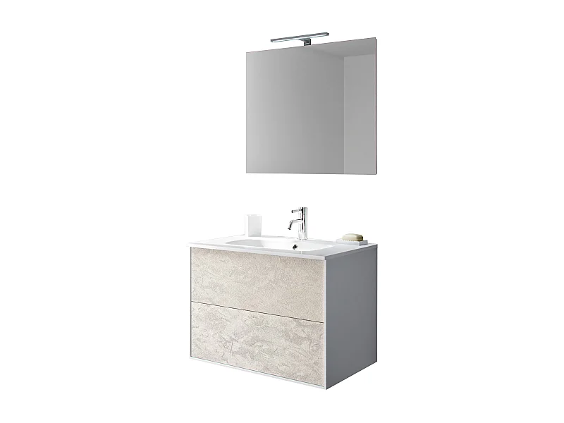 Ensemble de salle de bain 4 pièces IGEA havane