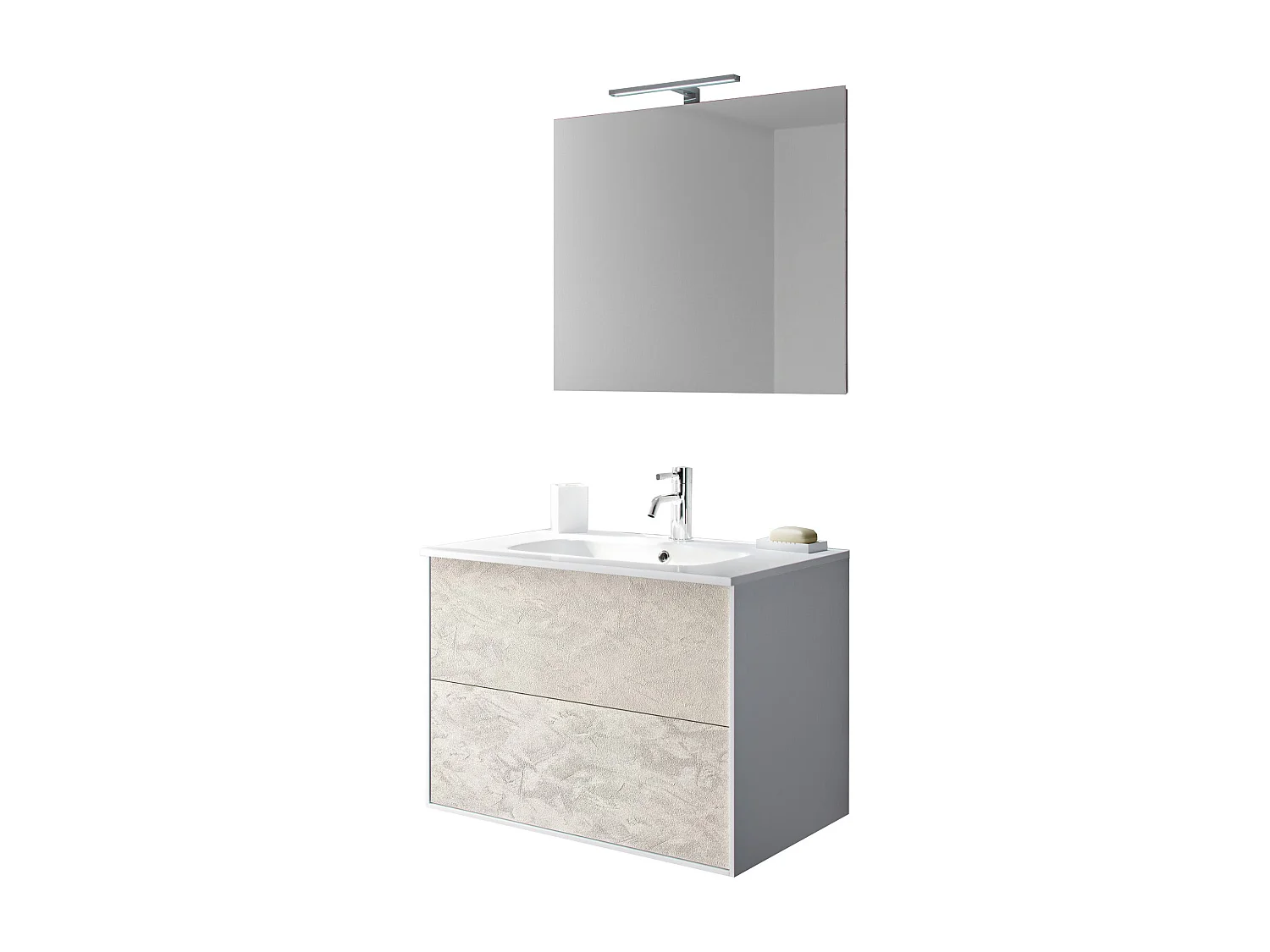 Ensemble de salle de bain 4 pièces IGEA havane