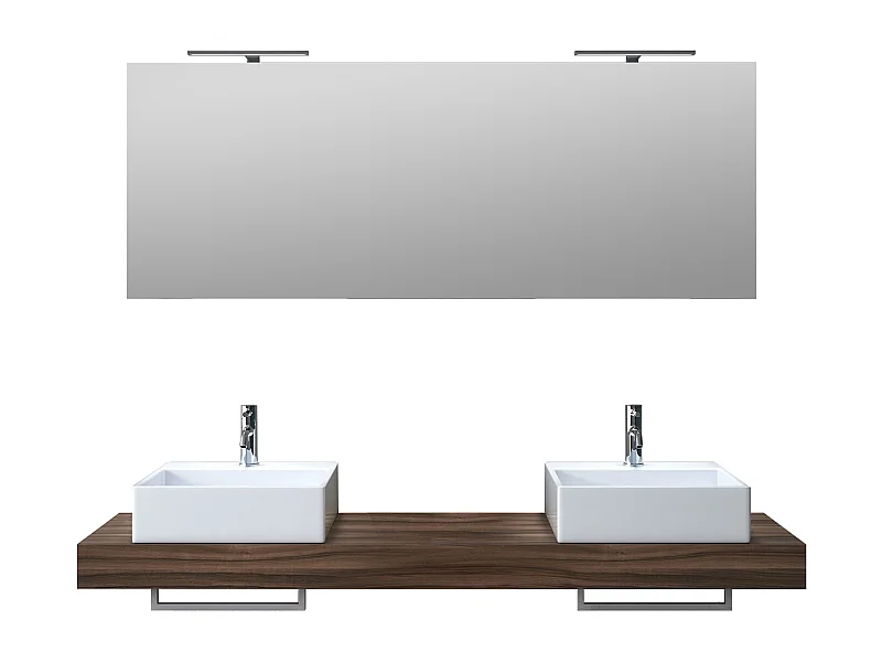 Composição 8 peças ASTRA noz