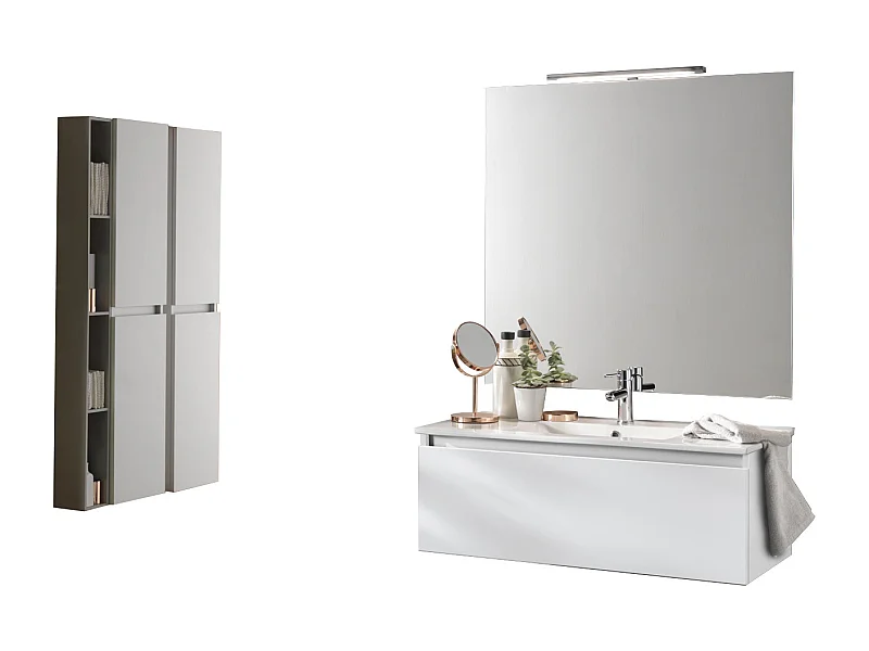 Composição 4 peças AURORA branco