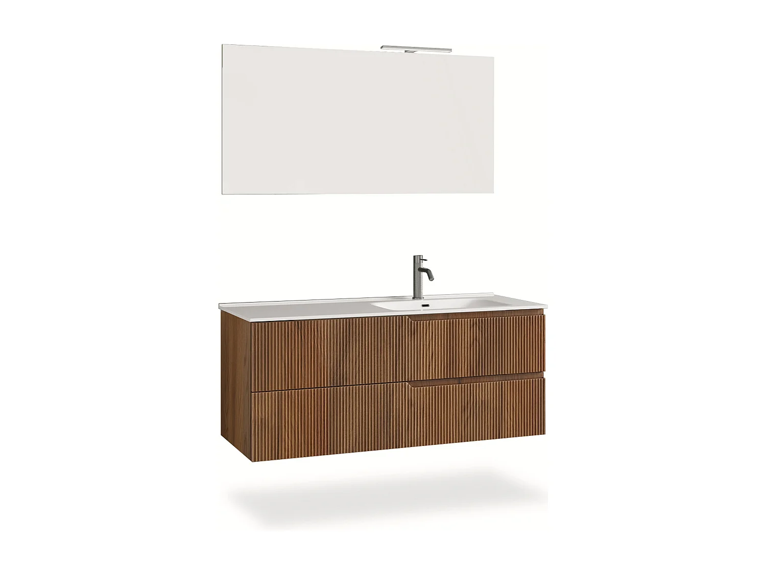 Ensemble salle de bain DX vasque 4 pièces VENERE chêne