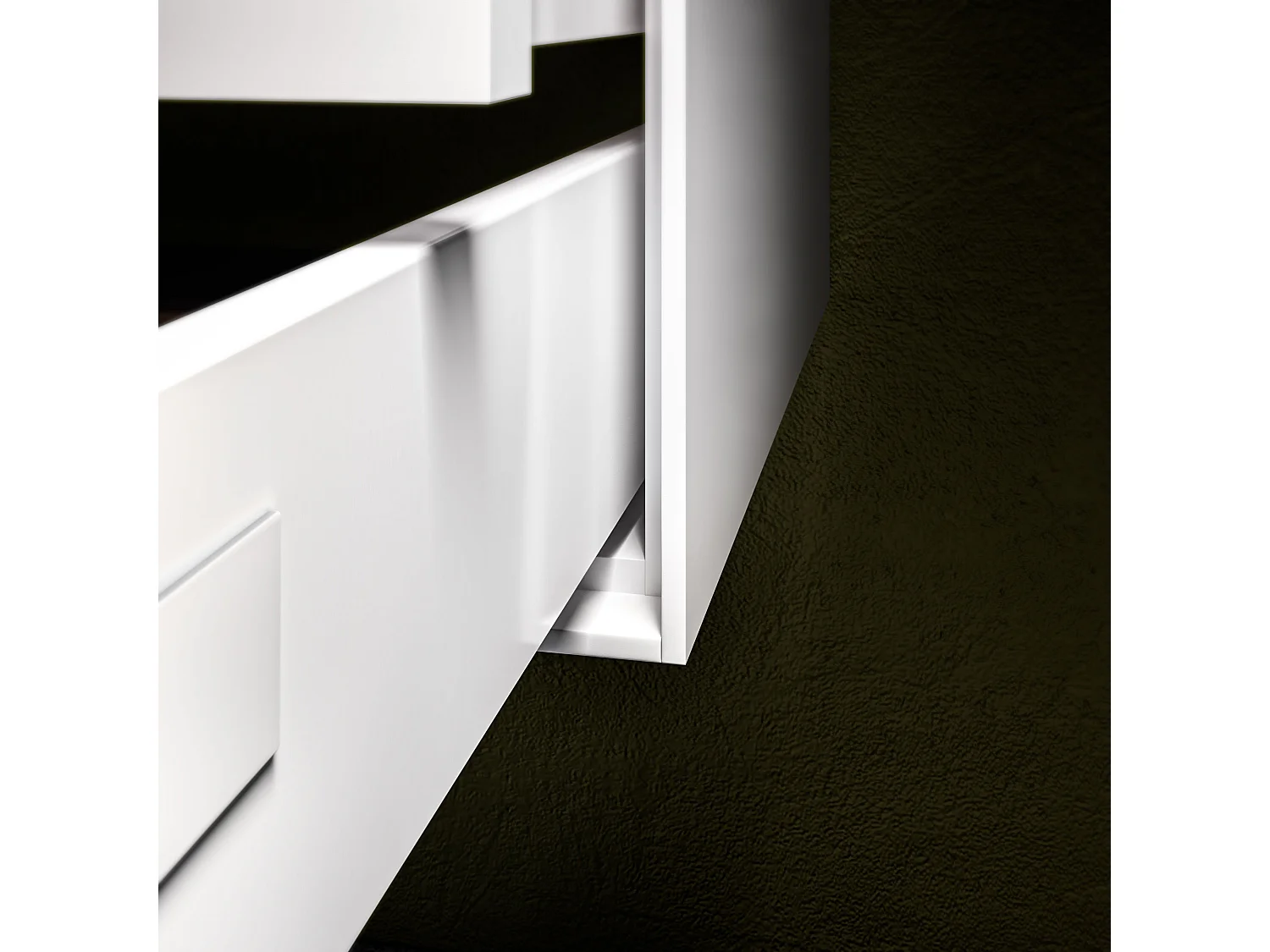 Ensemble de salle de bain vasque SX 4 pièces IGEA blanc mat