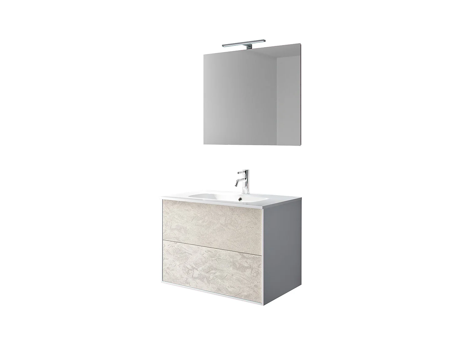 Ensemble de salle de bain 4 pièces IGEA havane