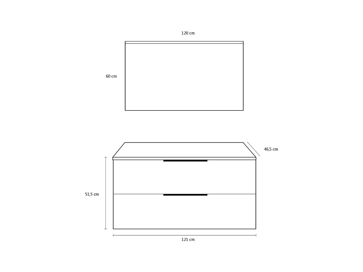 Composición 3 piezas LARISSA roble alaska