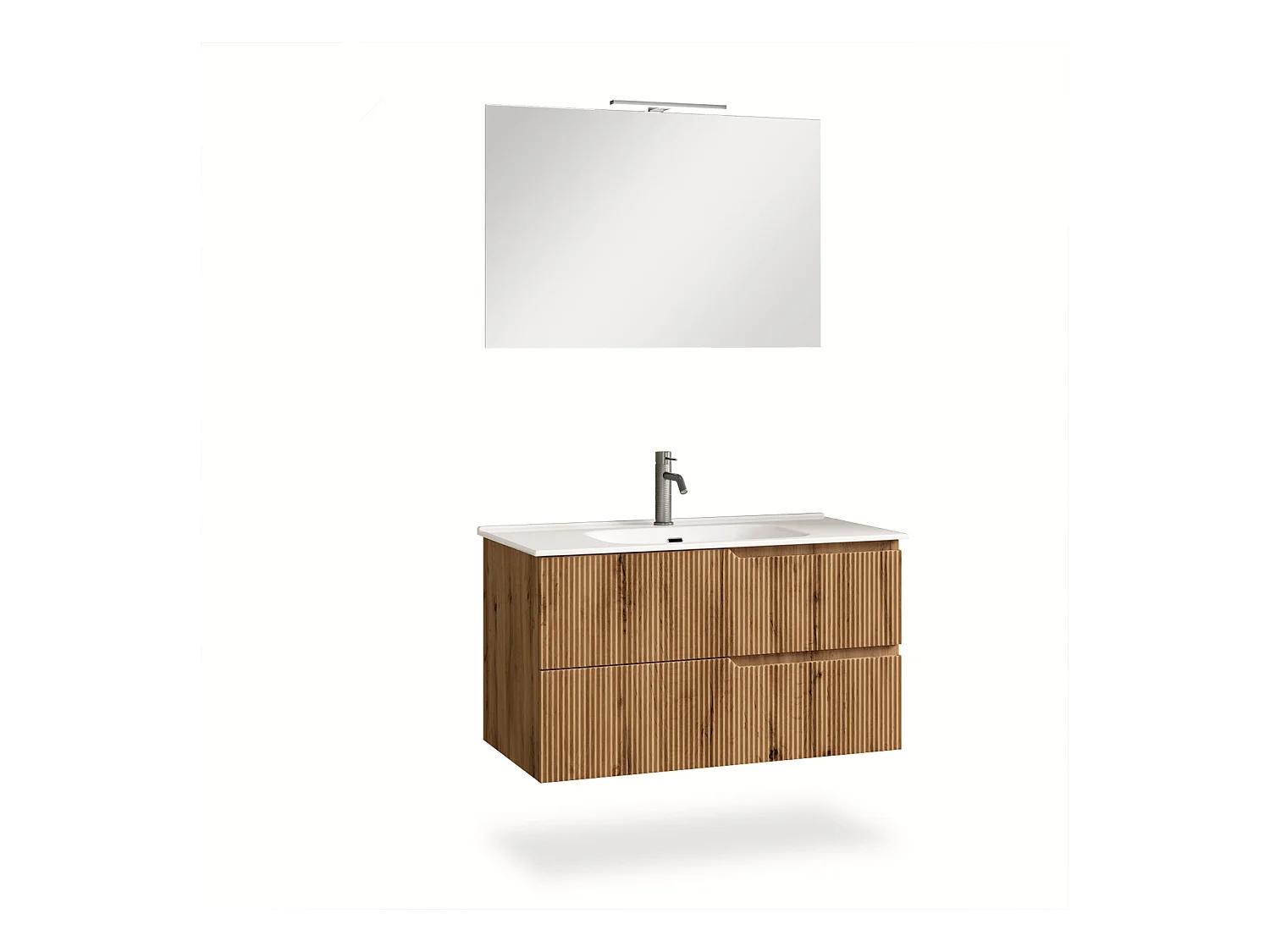 Composizione 4 pezzi VENERE quercia