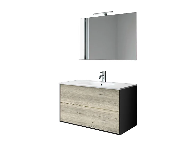 Ensemble de salle de bain 4 pièces IGEA pin arctique