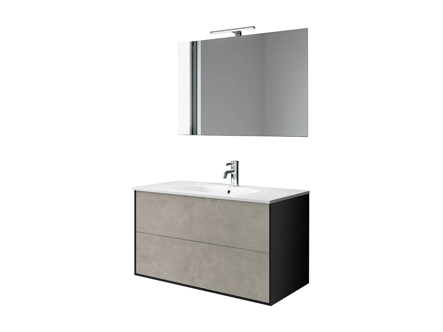 Ensemble de salle de bain 4 pièces IGEA havane