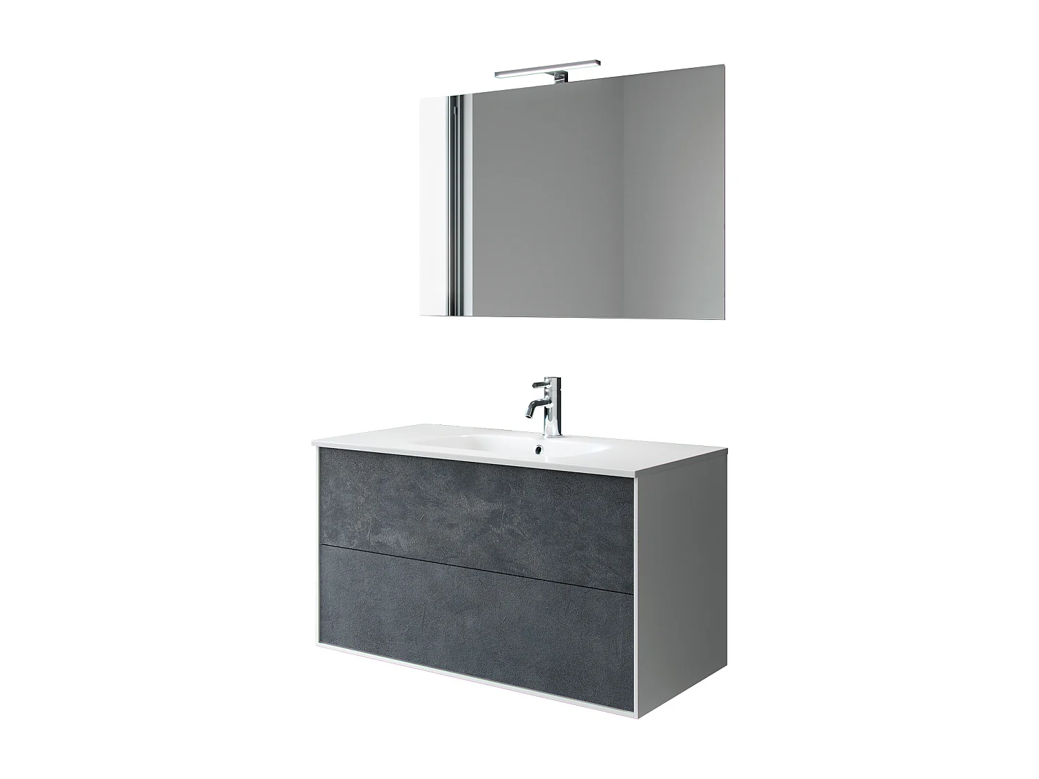 Ensemble de salle de bain 4 pièces IGEA blue pierre