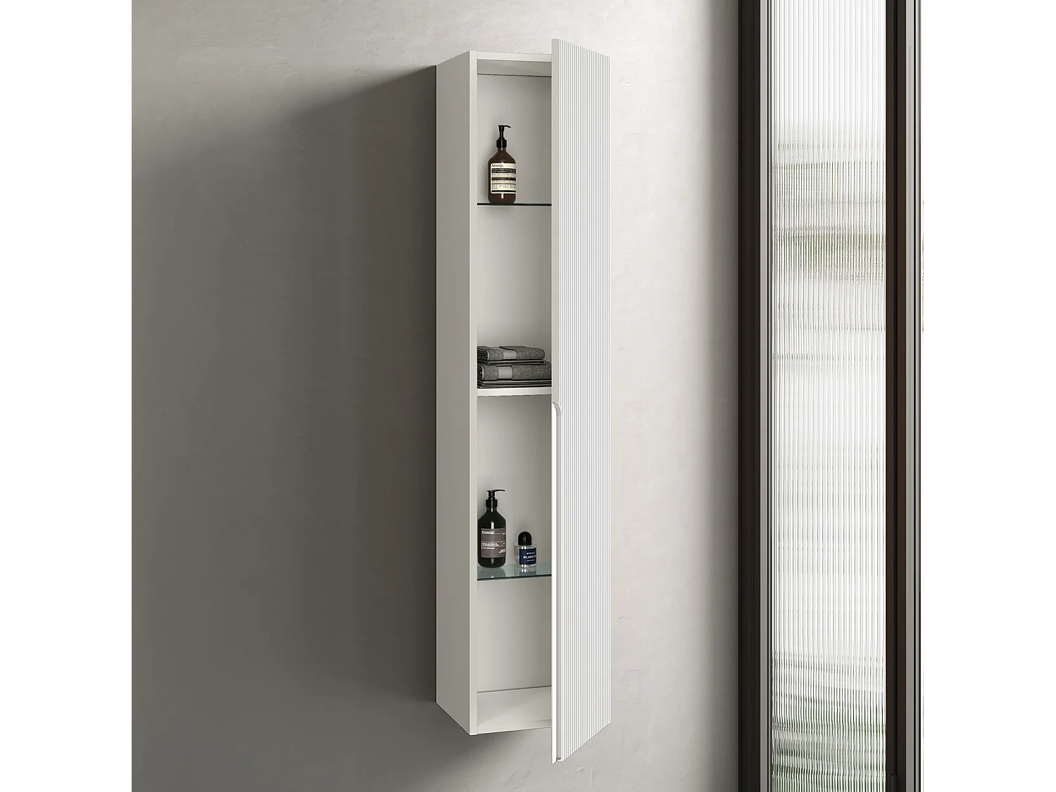 Unité murale VENERE blanc mat