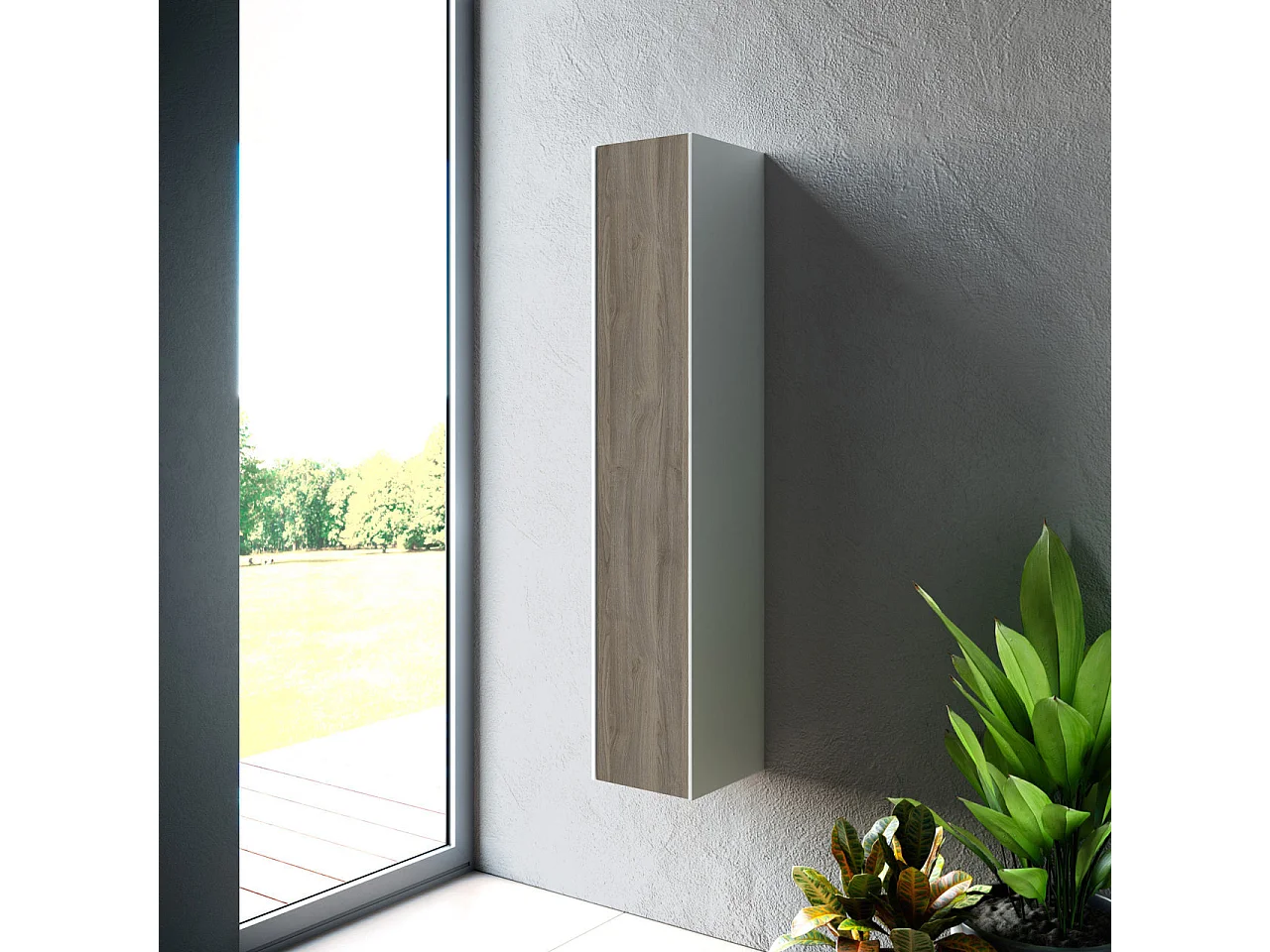 Colonne IGEA chêne cendré