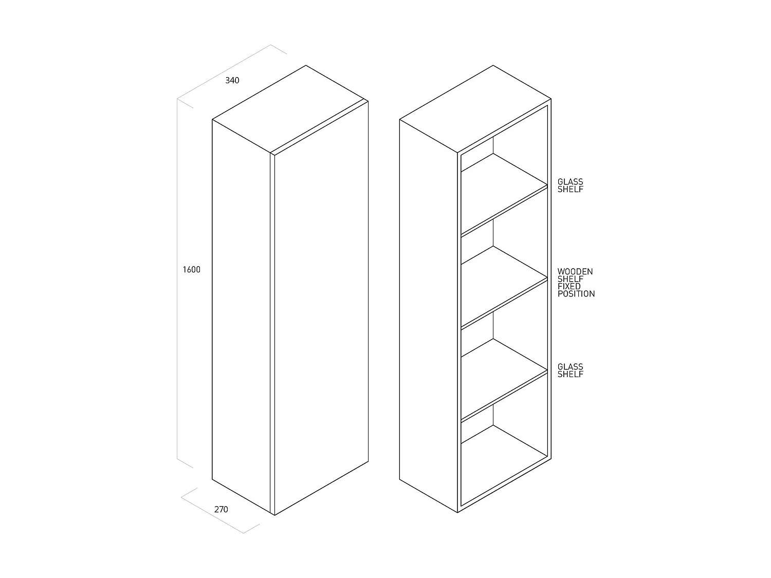 Columna VENERE roble