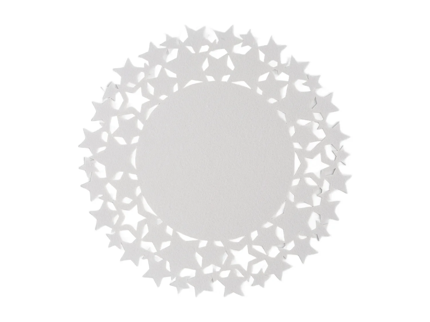 Set de Table Stille en Feutre - Blanc Moyen 38