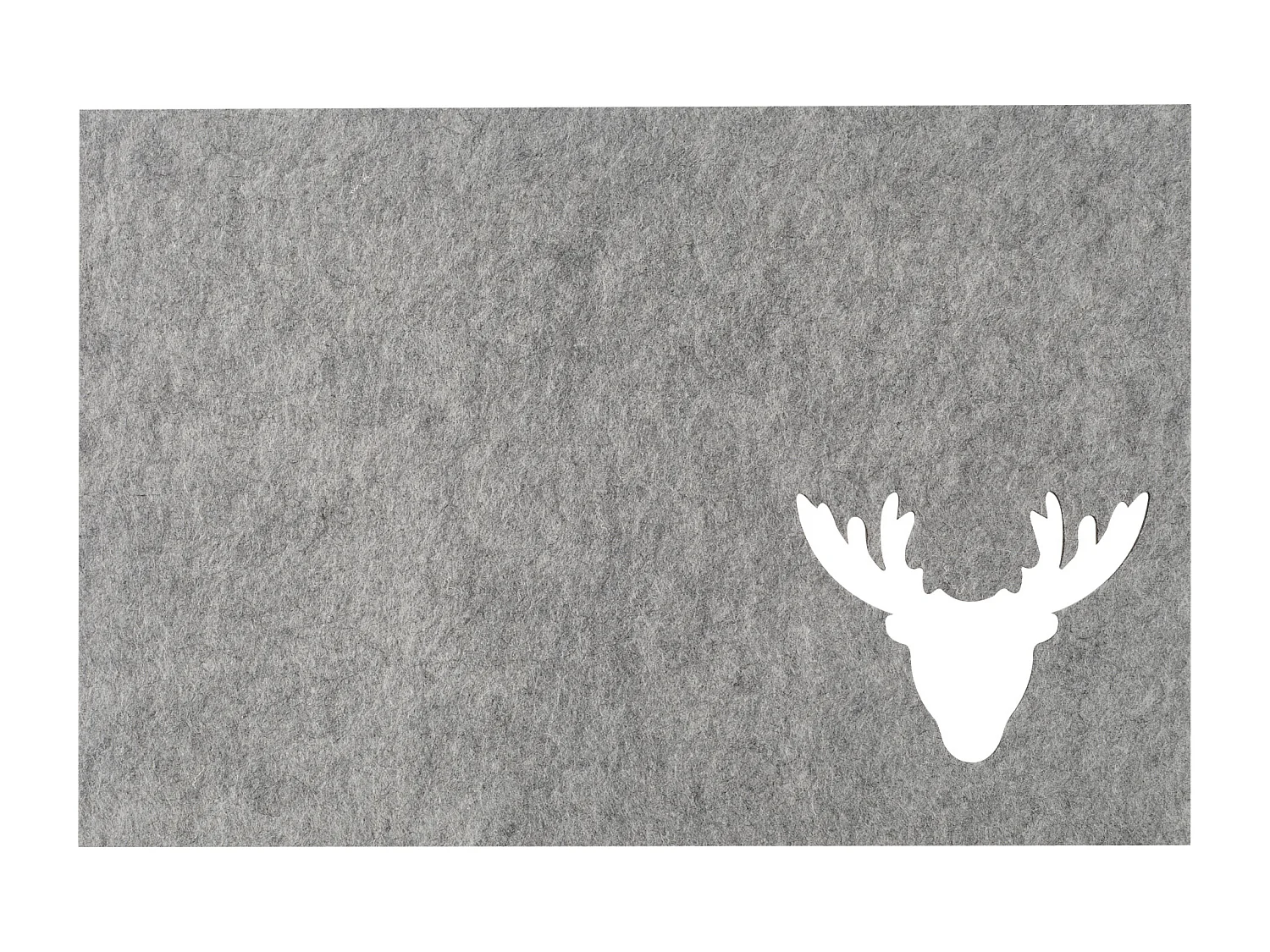 Dekoratives Tischset Venado mittelgrau 45 x 30