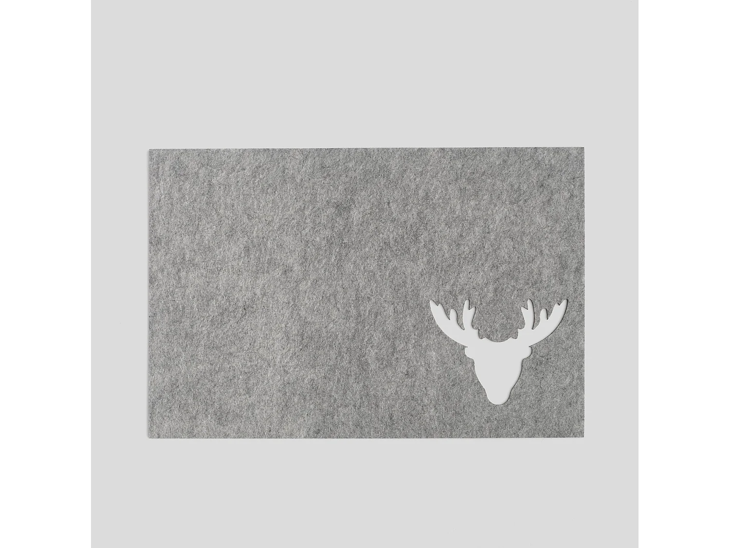 Dekoratives Tischset Venado mittelgrau 45 x 30